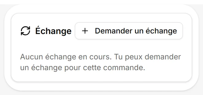 Capture de l’application Eazysell, compte d’exemple
